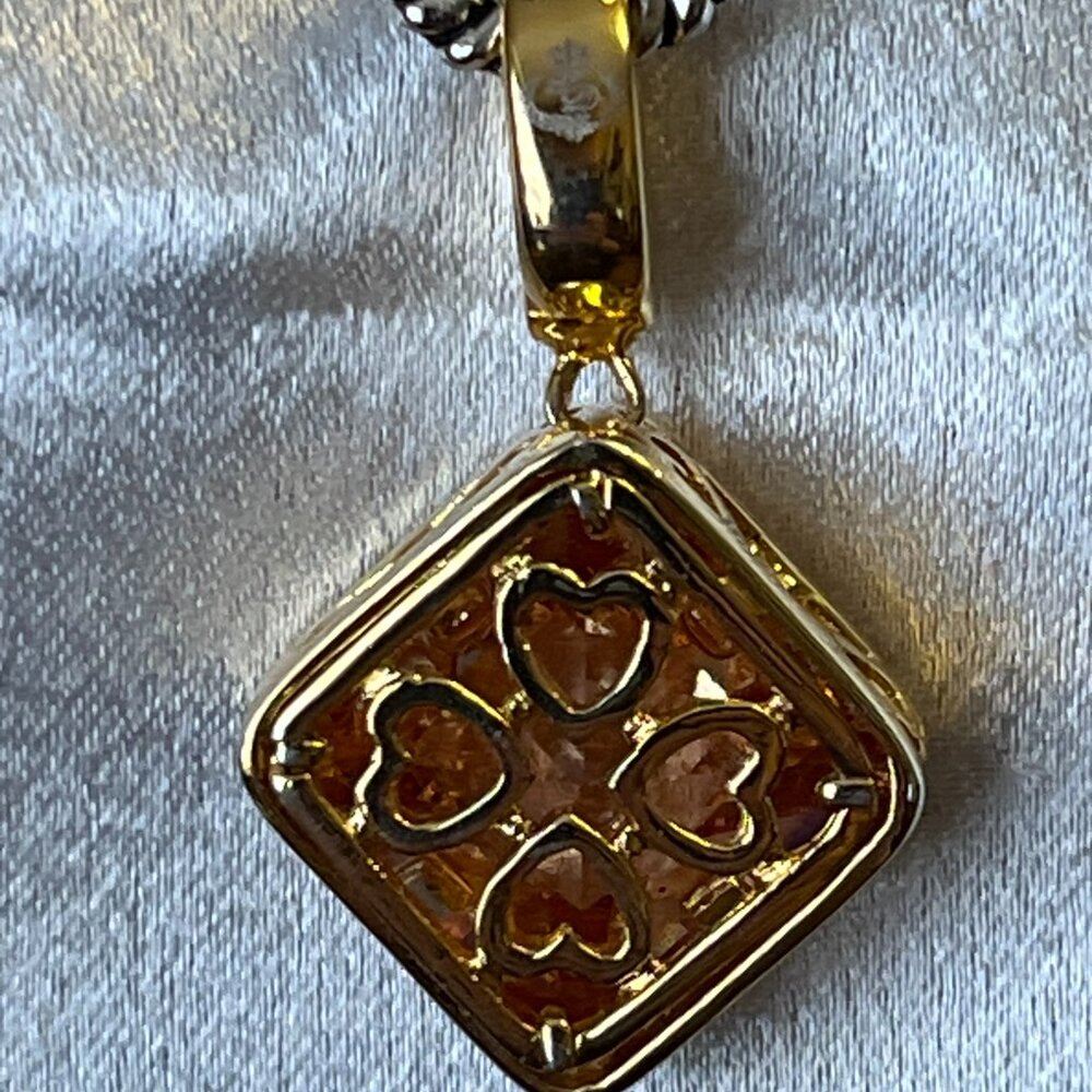 Premier Designs “First Class” Necklace – Reversible Pendant - Nickel Free - Picture 5 of 15